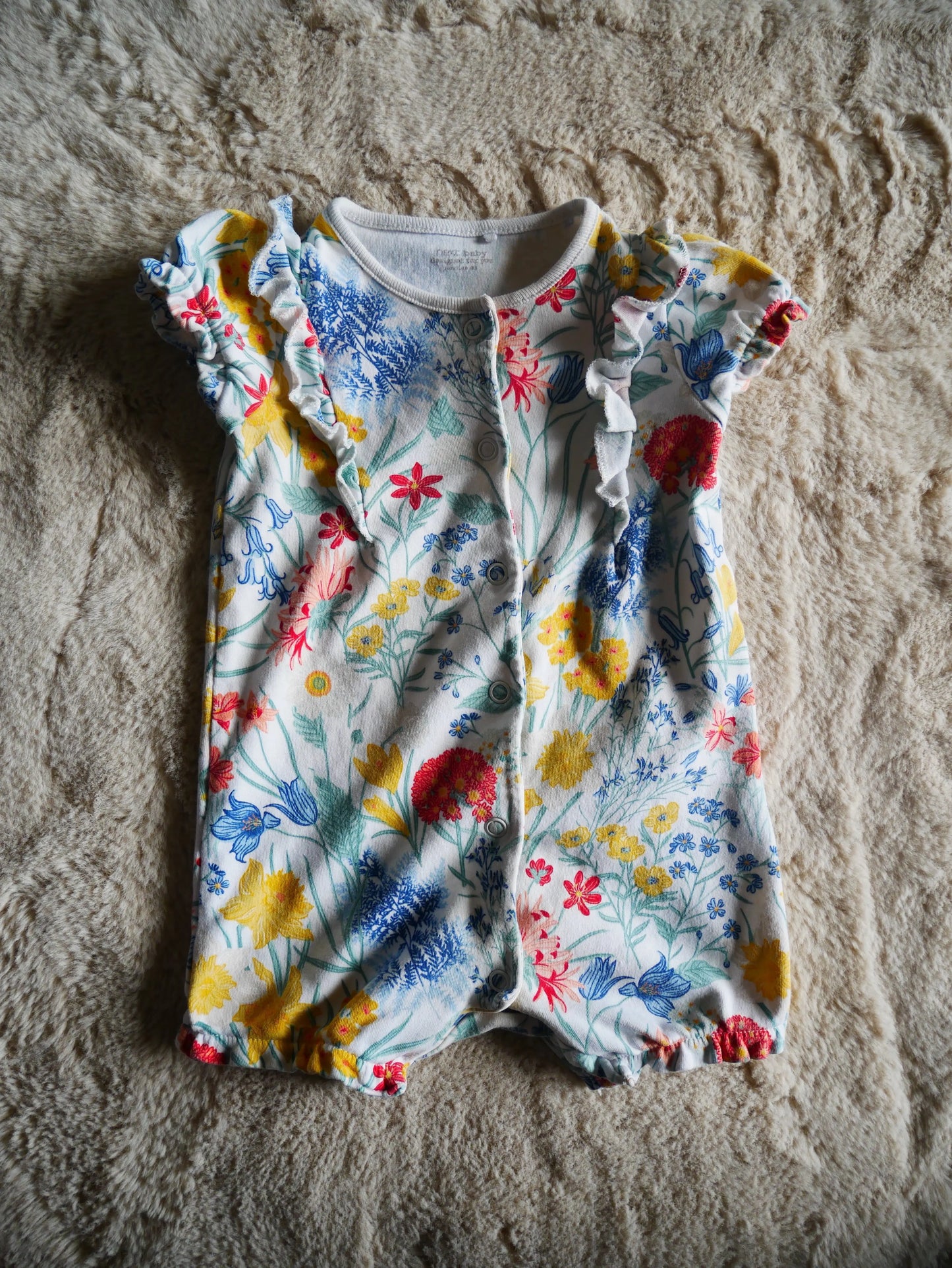 Next Floral Onesie / 6-9m - Thrift Club