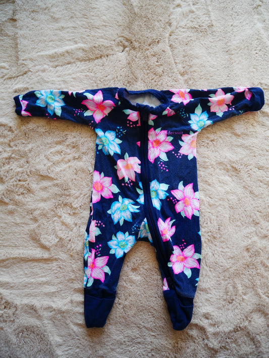 Bonds Floral Wondersuit / Newborn - Thrift Club