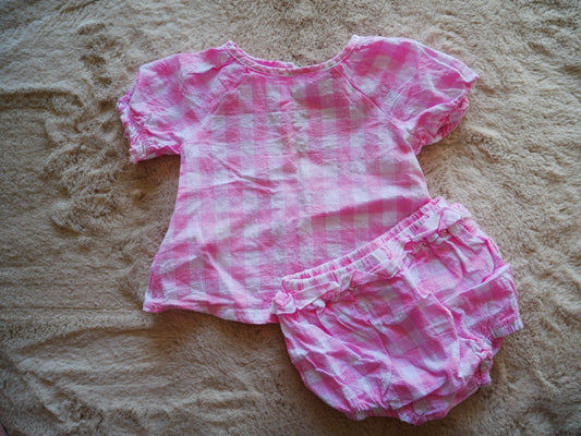 Teeny Weeny Two-Piece Pink Set / 12-18m - Thrift Club