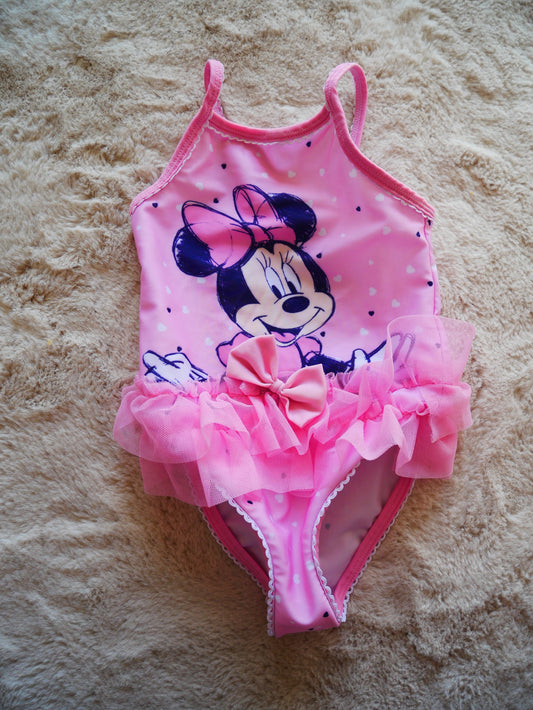 Disney Pink One Piece Togs / 12-18m - Thrift Club