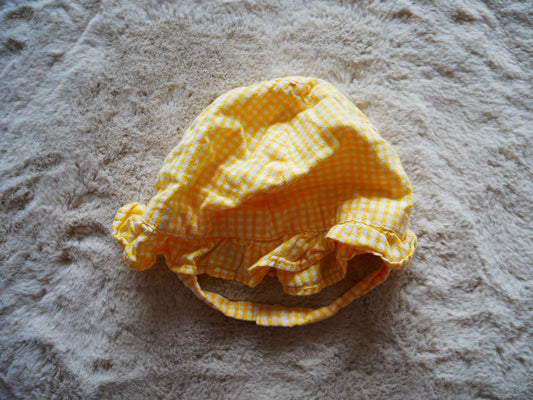 Yellow bonnet hat - Thrift Club